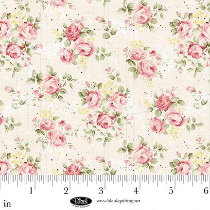 Blank Quilting, Parisian Snippets, Allover, Ecru