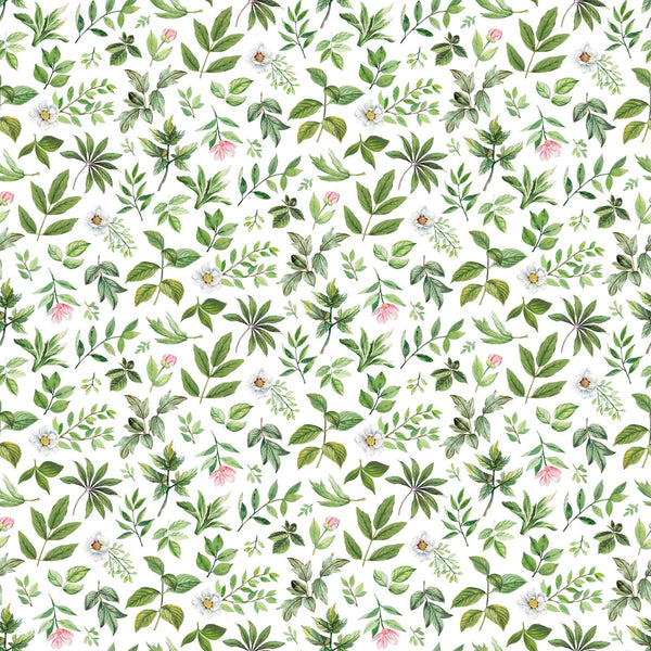 Blush by Northcott, Green on White