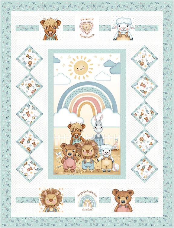 Bound To Be Quilting, All Together Panel Pattern