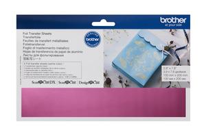 Brother CAFTSPNK1 Foil Transfer Sheets Pink for New Scan N Cut SDX