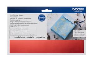 Brother CAFTSRED1 Foil Transfer Sheets Red for New Scan N Cut SDX