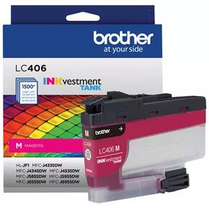 Brother LC406MS Print Moda INKvestment Tank Standard Ink 48ml, Magenta