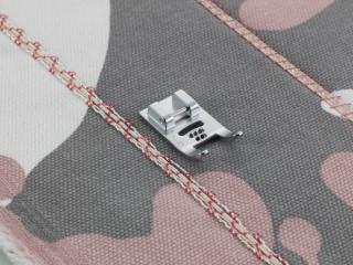 Brother SA157 Snap-on Metal Cording Couching Foot, up to 5 Hole Cording for decorative stitch applic