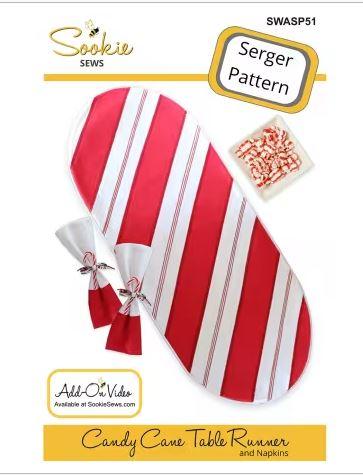 Candy Cane Table Runner