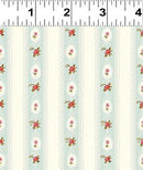 Clothworks, Charlotte, Ribbon Stripe, Aqua