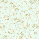 Clothworks, Charlotte, Rose Bunches, Lt Aqua