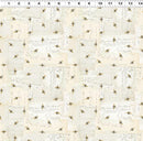 Clothworks, Harmony, Bees, Light Cream