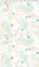 Clothworks, Harmony, Maps Collage, Green