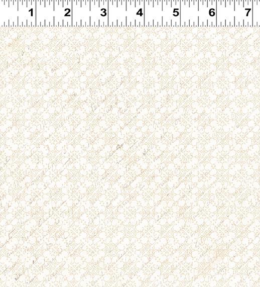 Clothworks, Harmony, Petite Fleur, Light Cream