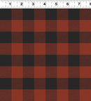 Clothworks, Living the Dream Flannel, Plaid, Red