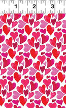 Clothworks, Love Matters, Digital Curvy Lips on White