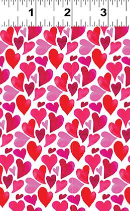 Clothworks, Love Matters, Digital Curvy Lips on White