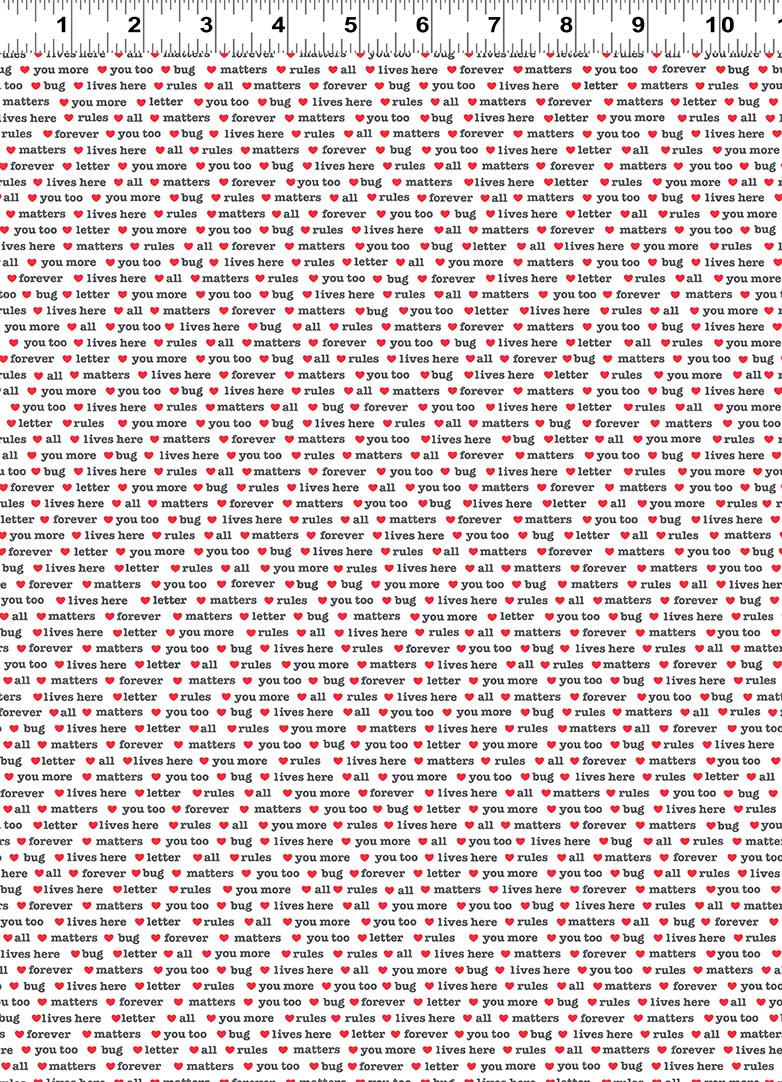 Clothworks, Love Matters, Words On White