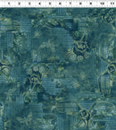 Clothworks, Night Whispers, Owl Collage, Dark Teal