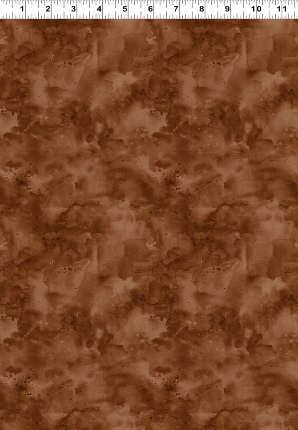 Clothworks, Night Whispers, Watercolor Wash, Rust