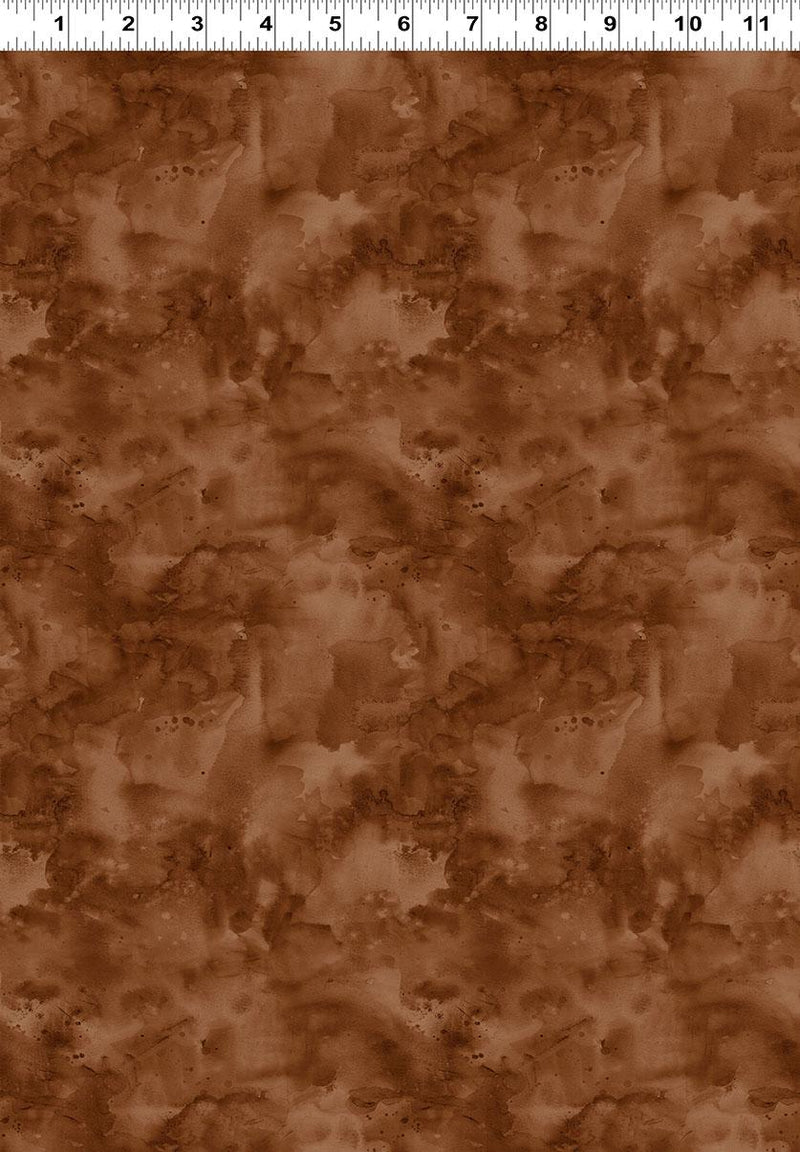 Clothworks, Night Whispers, Watercolor Wash, Rust