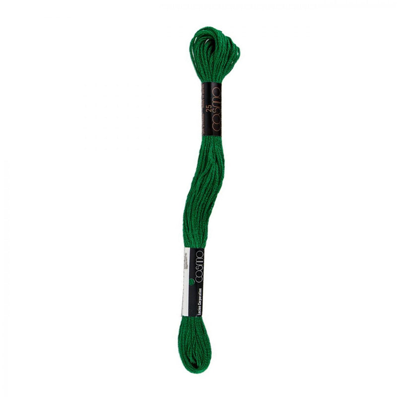 Cosmo Cotton Embroidery Floss 8m Skein Beryl Green