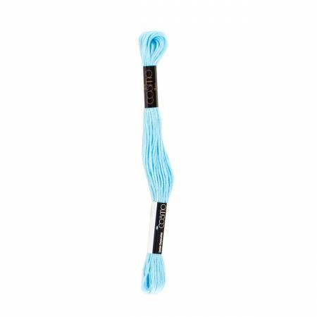 Cosmo Cotton Embroidery Floss 8m Skein Light Sky Blue # 2512-412