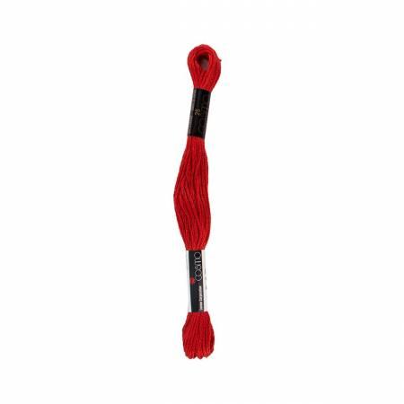 Cosmo Cotton Embroidery Floss 8m Skein Paprika