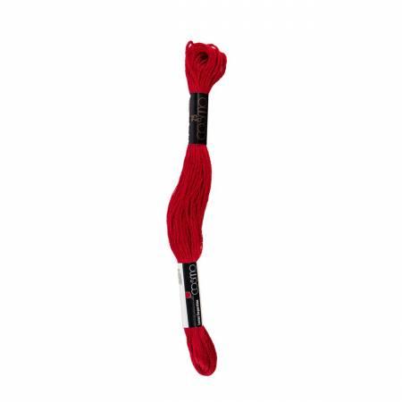 Cosmo Cotton Embroidery Floss 8m Skein Pepper Red