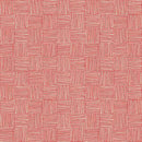 Cotton+ Steel, Along the Fields, Unbleached Canvas, Rasberry