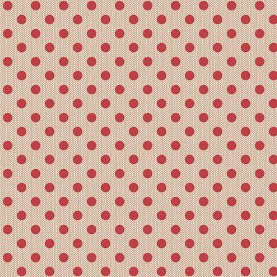 Creating Memories Woven Polkadot, Red