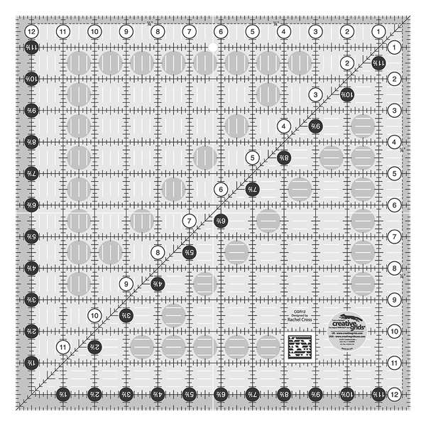 Creative Grids Quilting Ruler 16 1/2in Square