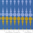 Creativity Roars by Moda, Stripes on Cobalt