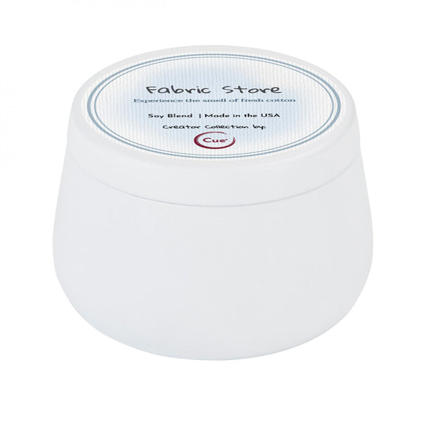 Creator Collection Scented Candle by Cue 3.5oz Fabric Store # 80318-CNDL