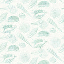 Hoffman Batik, Alaska, Shells, Bluegrass