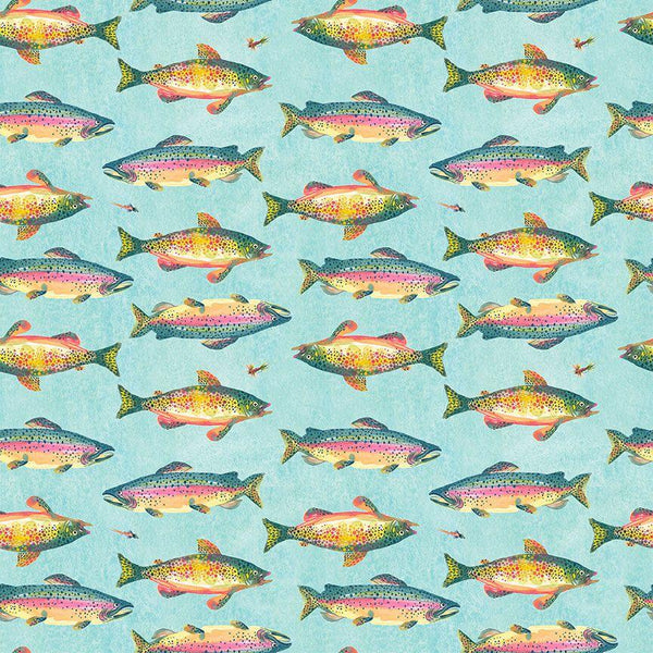 Dear Stella, Nature Walk, Trout, Aquarius Blue