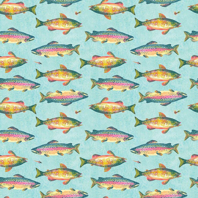 Dear Stella, Nature Walk, Trout, Aquarius Blue