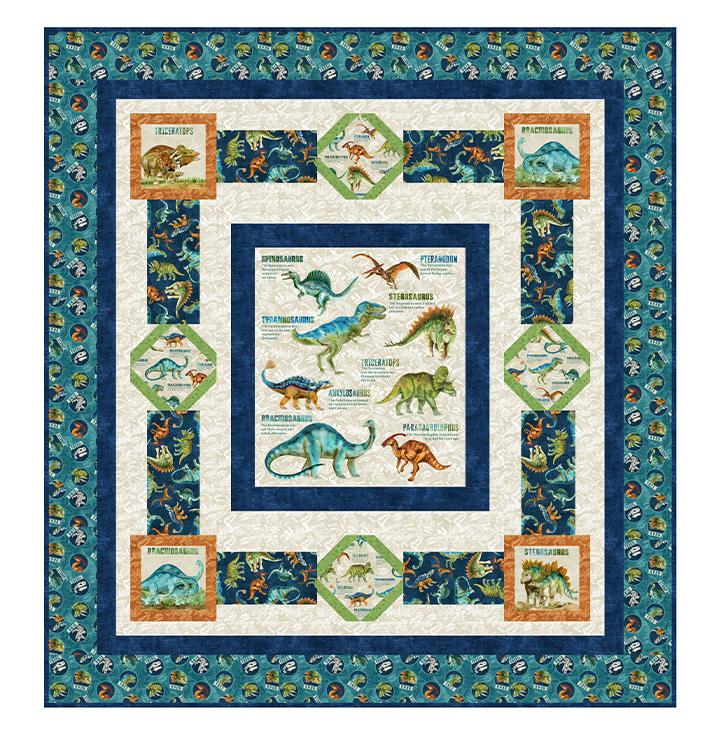 Dino Roar Quilt Kit