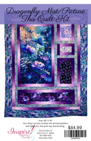 Dragonfly Mist  Panel Quilt Kit