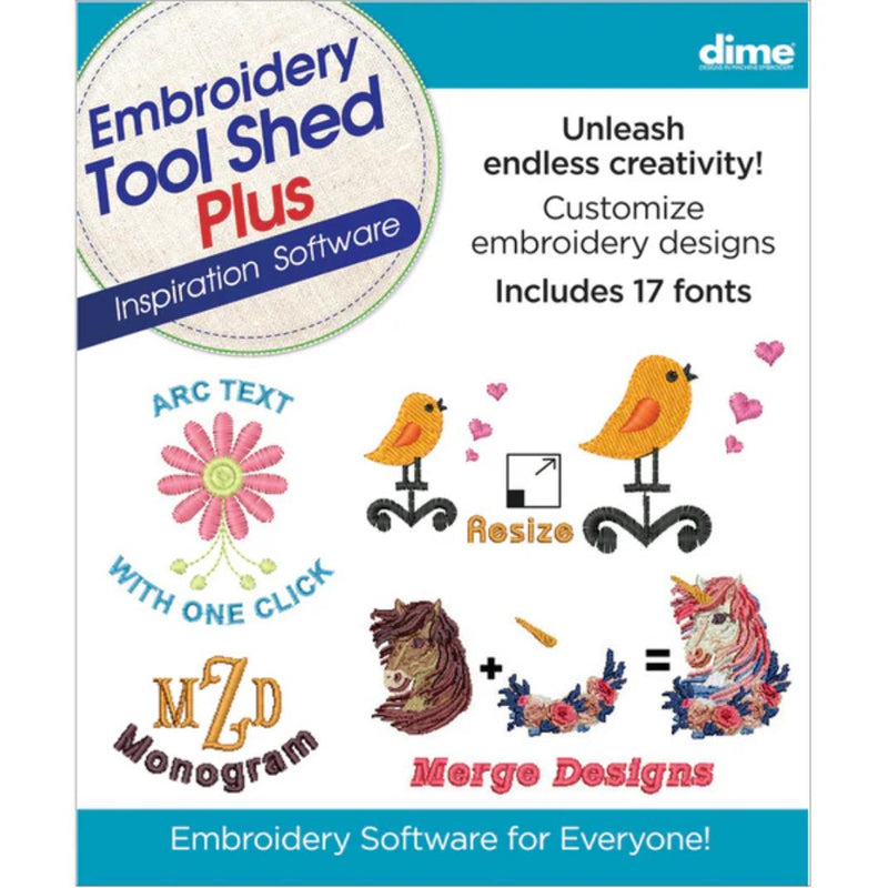 Embroidery Tool Shed Plus Software