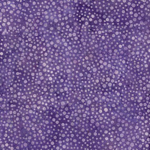 English Lavender Batiks, Dot, Purple Foxglove