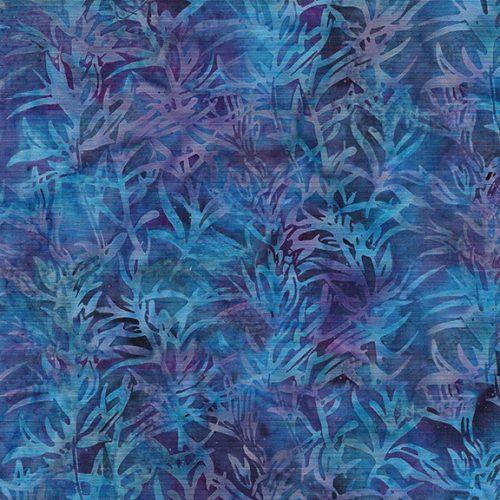 English Lavender Batiks, Rosemary, Multi Purple, Blue