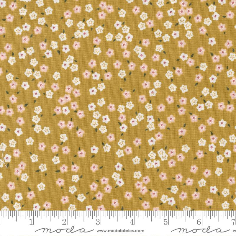 Evermore, Tiny Flowers on Gold