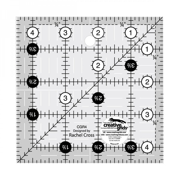 CG Ruler 4.5 in sq