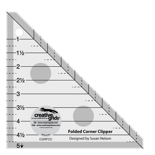 Folded Corner Clipper Ruler