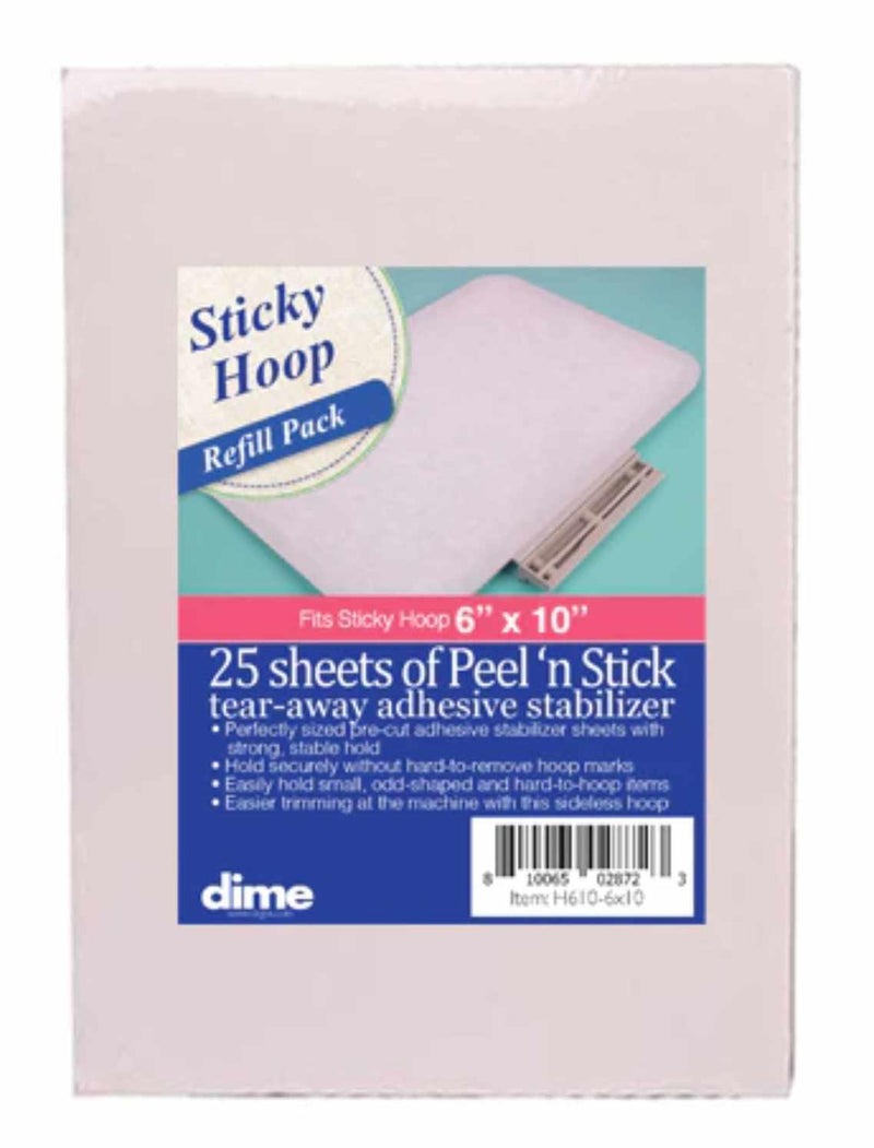 Sticky Hoop Refill Pack 6x10