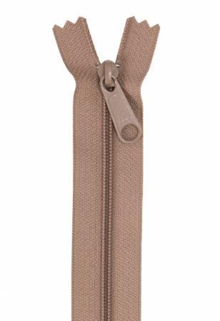 Single Slide Handbag Zipper, 24" Rockslide