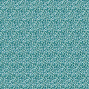 FIGO Fabrics, Florescence, Blossoms, Teal