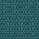 FIGO Fabrics, Florescence, Daisy Crown, Teal