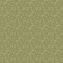 FIGO Fabrics, Humblebee, Daisies, Green