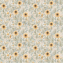 FIGO Fabrics, Humblebee, Field Floral, Cream