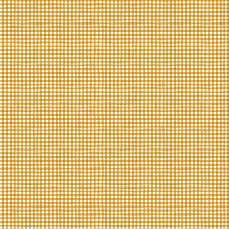 FIGO Fabrics, Humblebee, Gingham, Yellow