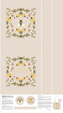 FIGO Fabrics, Humblebee, Tote Panel, Canvas