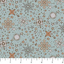 Figo Fabrics, Cozy Cubs, Snowflakes & Stars on Blue