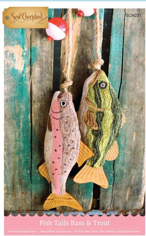 Fish tails Bass & Trout